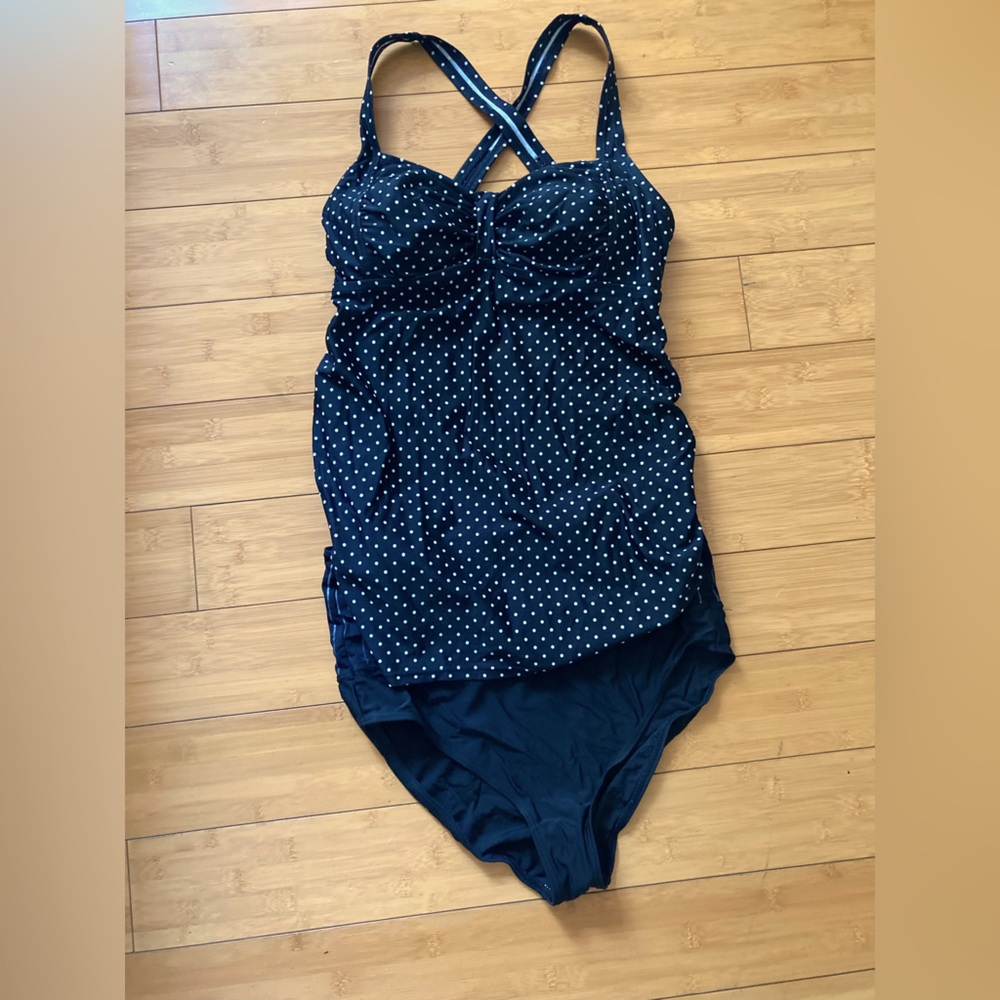 Maternity swimsuit bathing suit, size small, Oh Baby by Motherhood